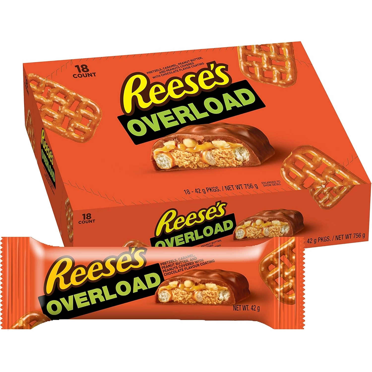 Батончик Reese`s Overload 42 г.