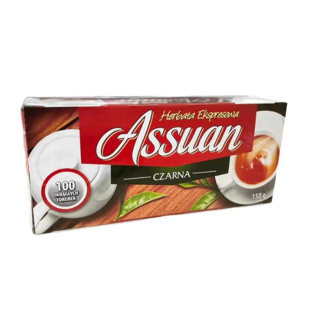 Чай чорний у пакетиках Assuan 150 г.