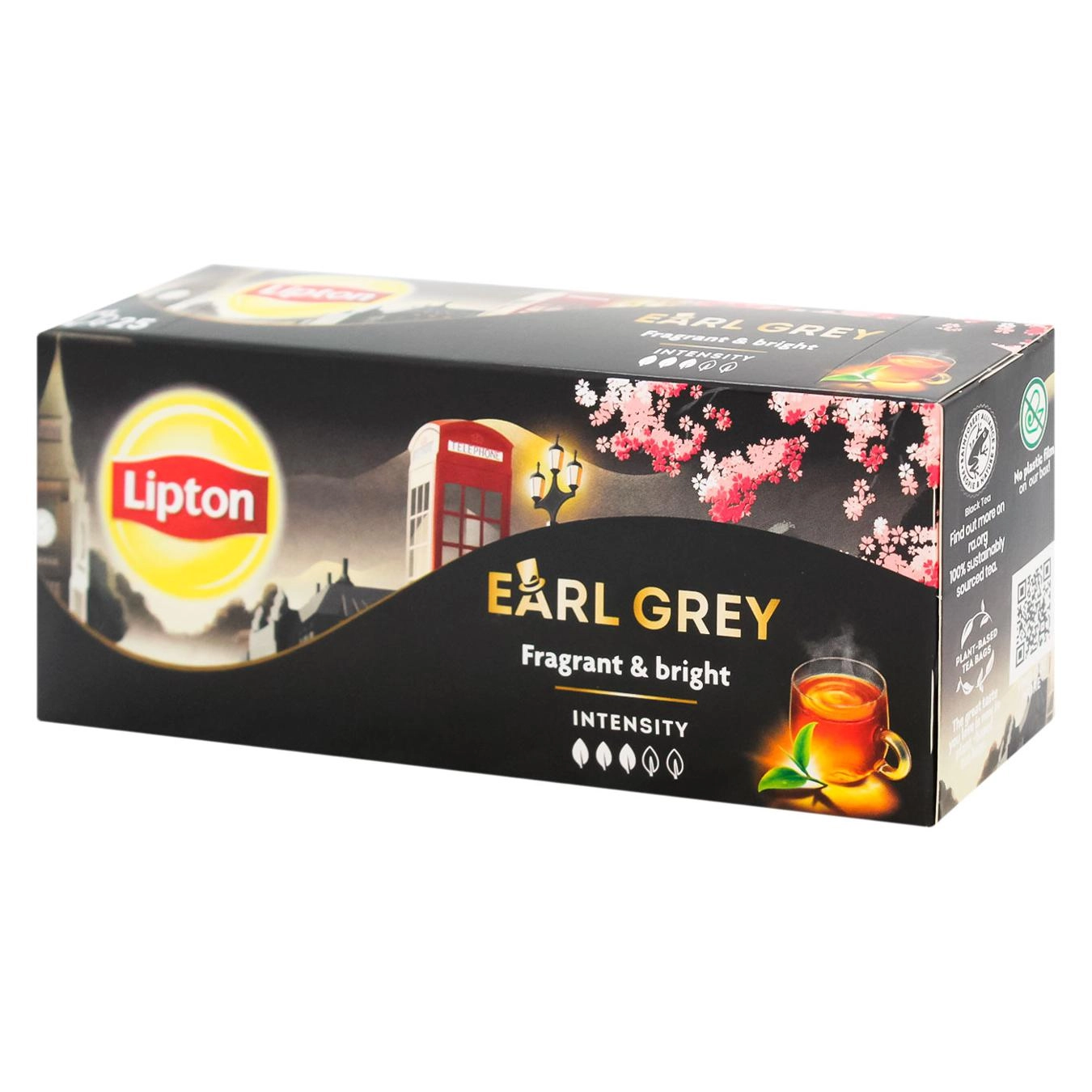 Чай чорний Earl Grey Lipton 25п.