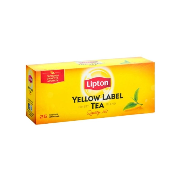 Чай чорний Yellow Lipton 25п.