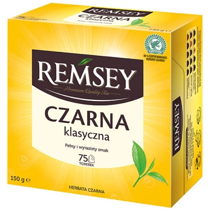 Чай Remsey Black Classic чорний класичний 75п.