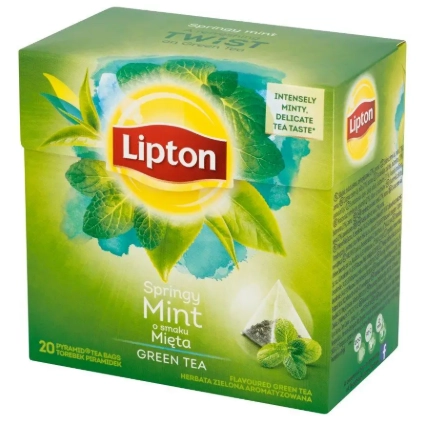 Чай в пірамідках Intense mint Lipton 32г.