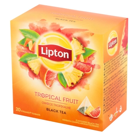 Чай в пірамідках tropical fruit Lipton 32г.