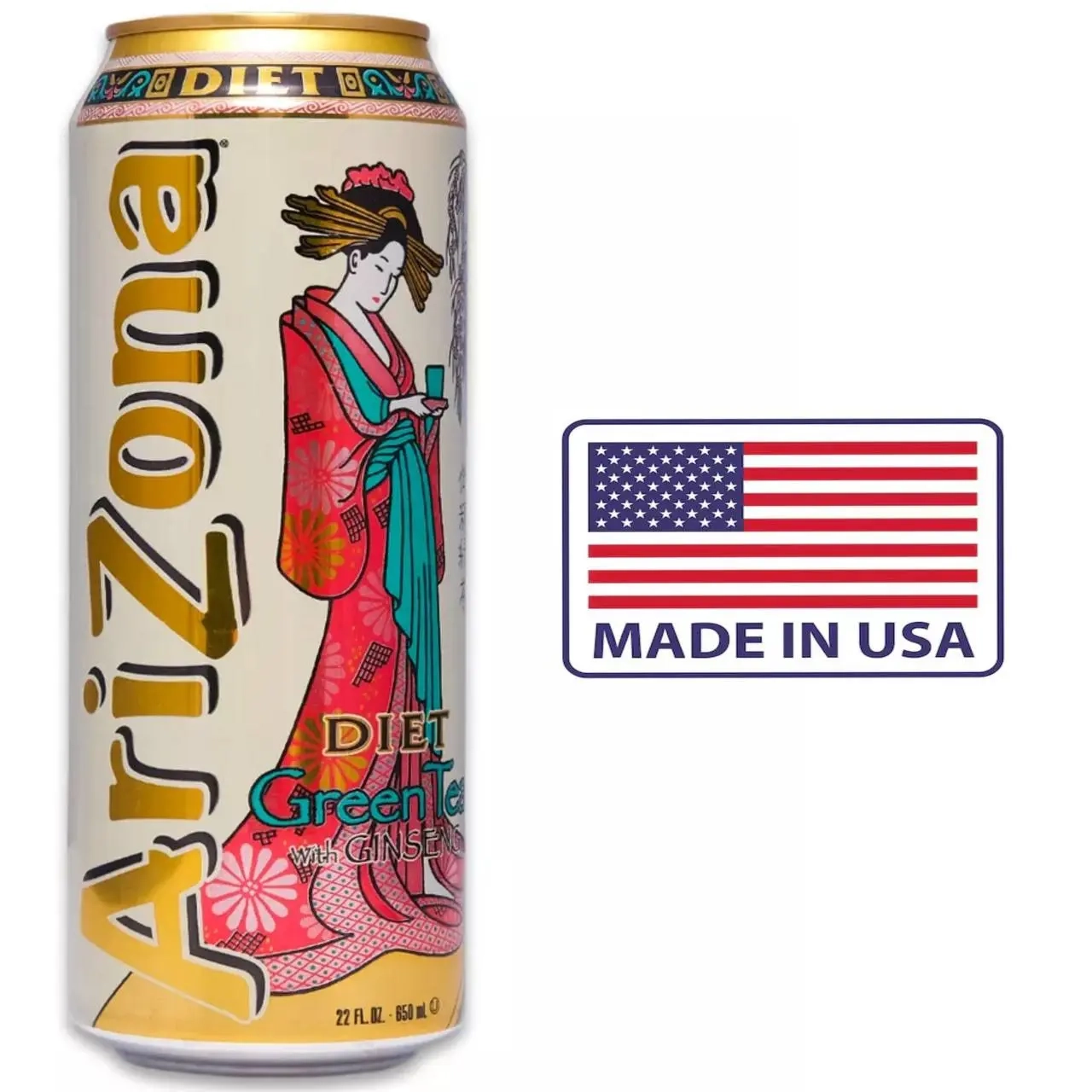 Чай зелений холодний Green Tea Arizona 650 мл.