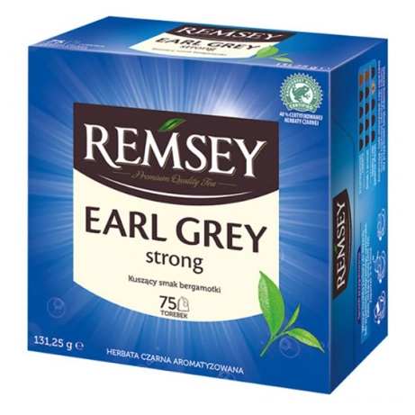 Чай Remsey Earl Grey Strong чорний з бергамотом 75п.