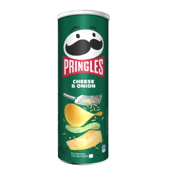 Чипси зі смаком цибулі та сиру Pringles 165г.