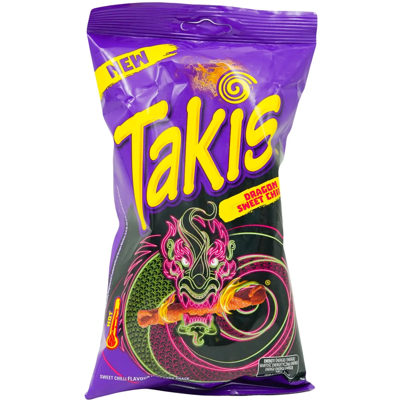 Чипси Takis Dragon Sweet Chilli Rolls 100 г.