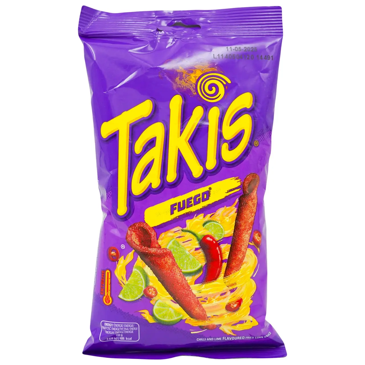 Чипси Takis Fuego Rolls 100 г.