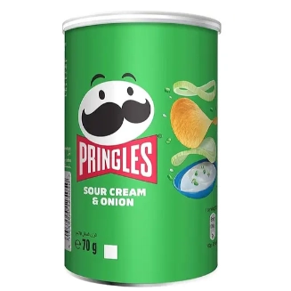 Чипси зі смаком сметани та цибулі Pringles 70г