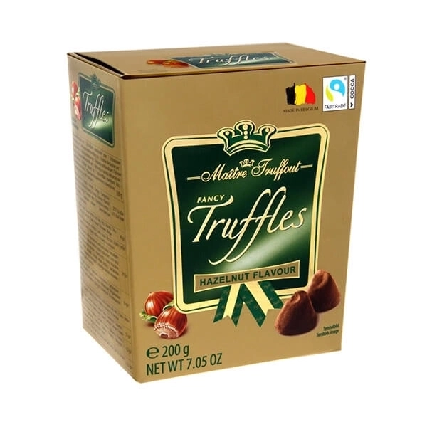 Цукерки Maitre Truffout Трюфель лісовий горіх 200г.