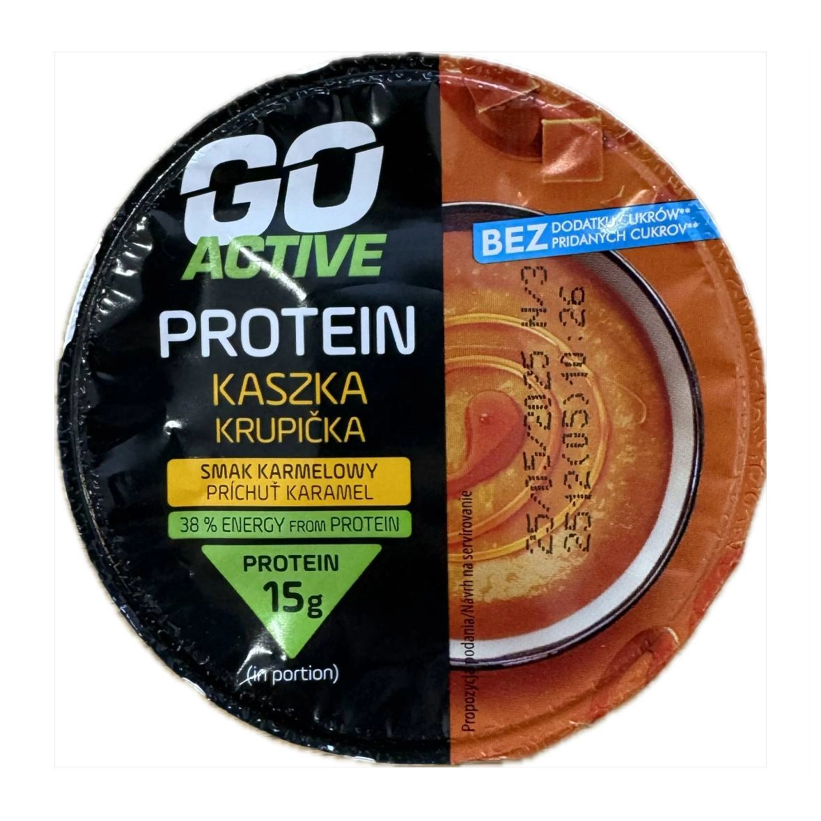 Десерт-каша зі смаком карамелі Protein GoActive 200г.