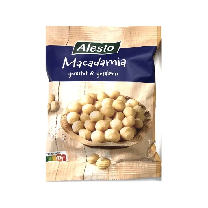 Горіхи смажені солені Macadamia Alesto 125 г.