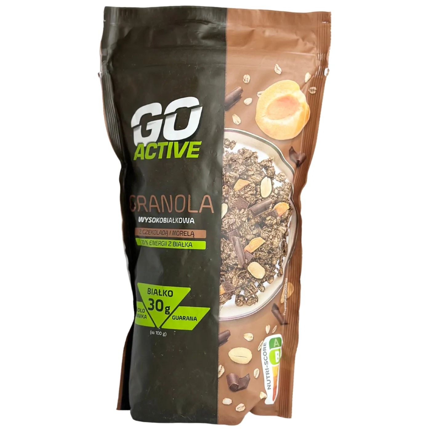 Гранола з шоколадом та персиком Go Active 200 г.
