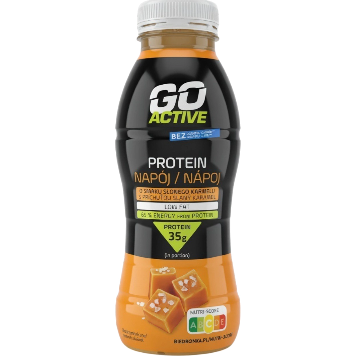 Йогурт протеїновий питний карамель GO Active 350г