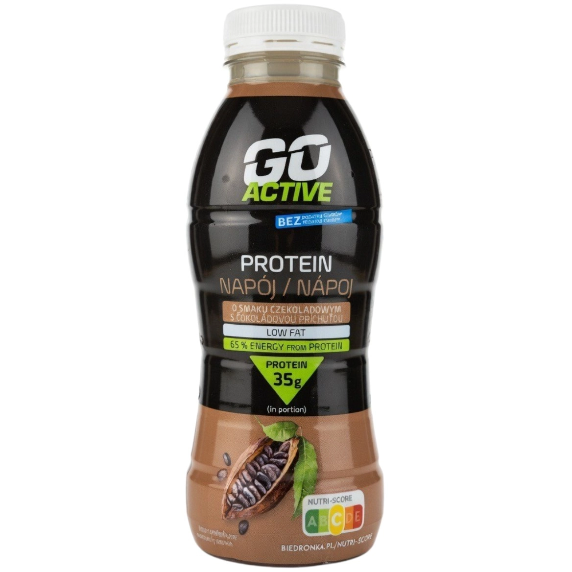 Йогурт протеїновий питний шоколад GO Active 350г