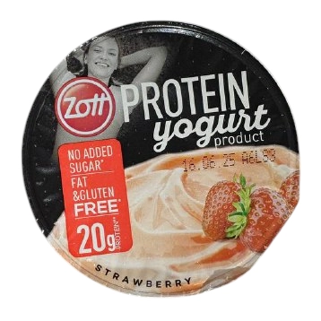 Йогурт зі смаком полуниці Protein Zott 200г.