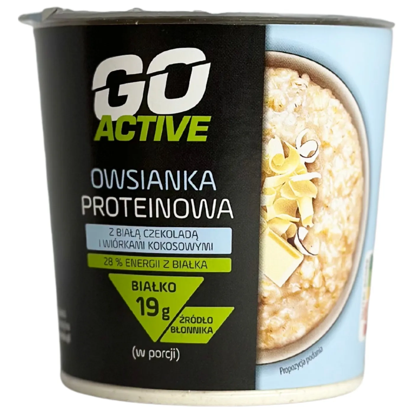 Каша вівсяна з білим шоколадом та кокосом GoActive 65 г.