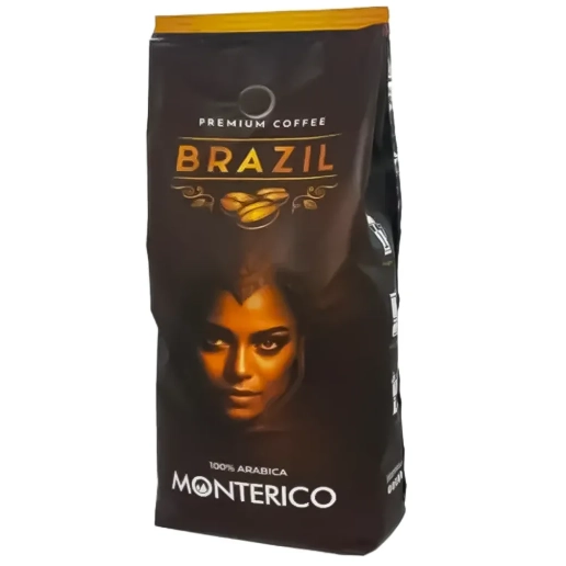 Кава в зерні Monterico Brazil 100% Арабіка 1 кг