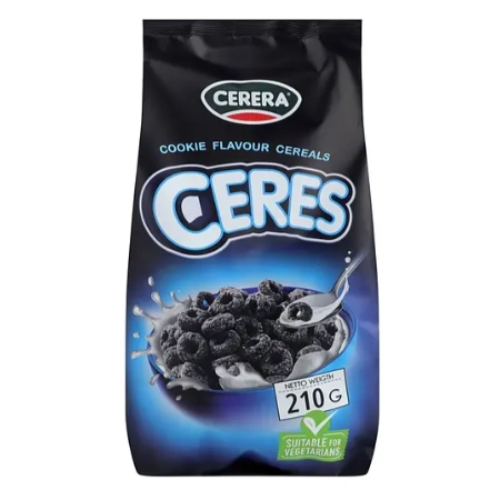 Сніданок сухий Cerera Ceres хрусткі кільця 210 г.