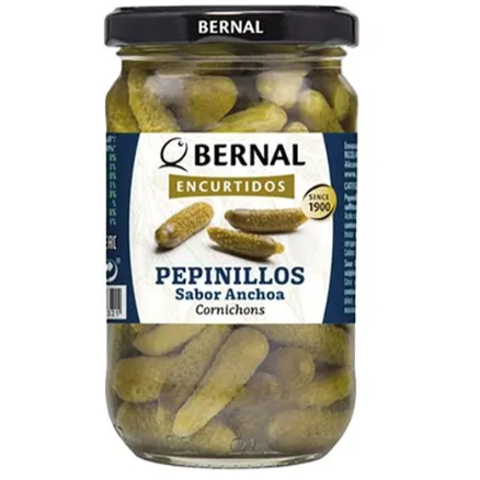 Корнішони з анчоусом Bernal 300г.