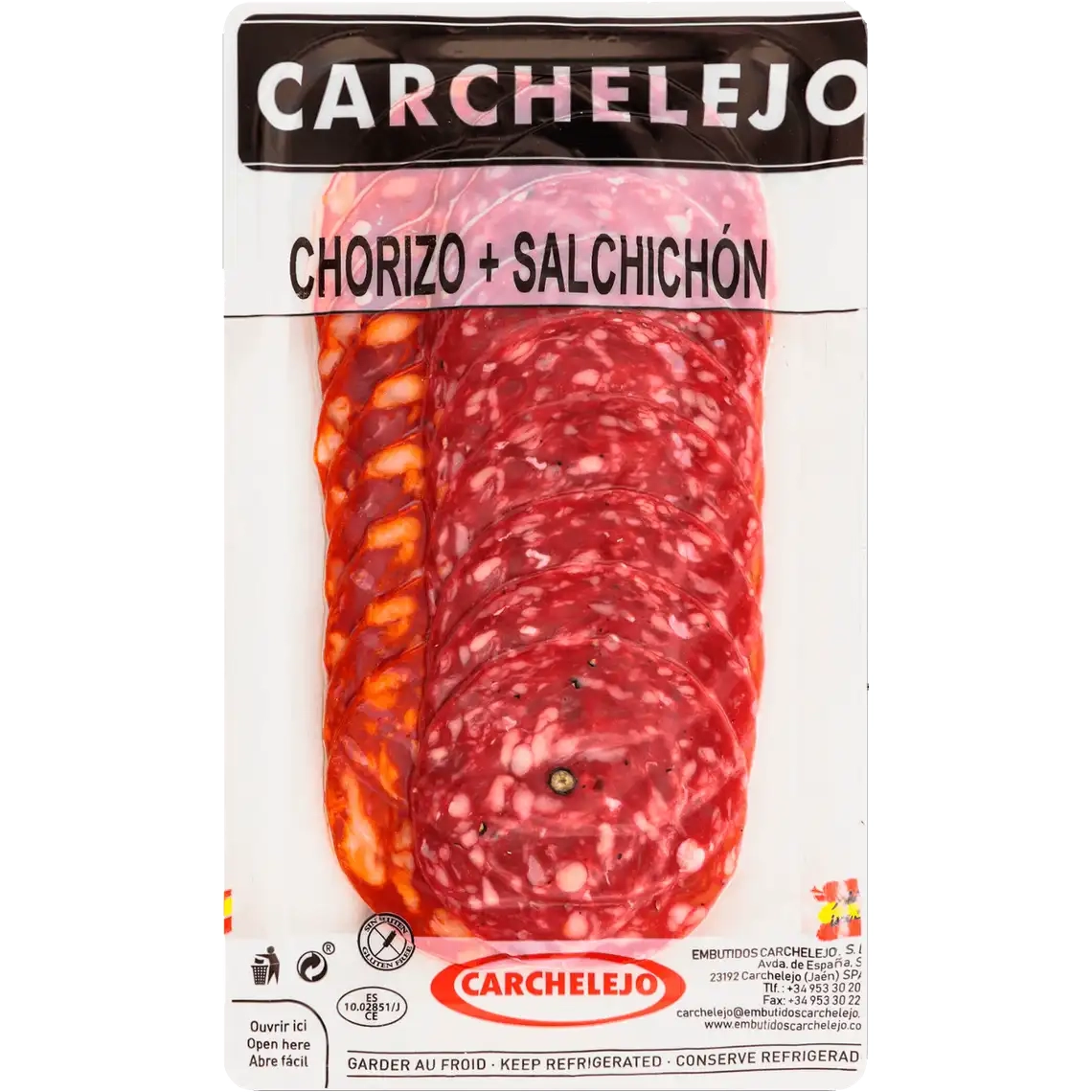 Ковбаса Сальчичон + Чорізо Carchelejo 90г.