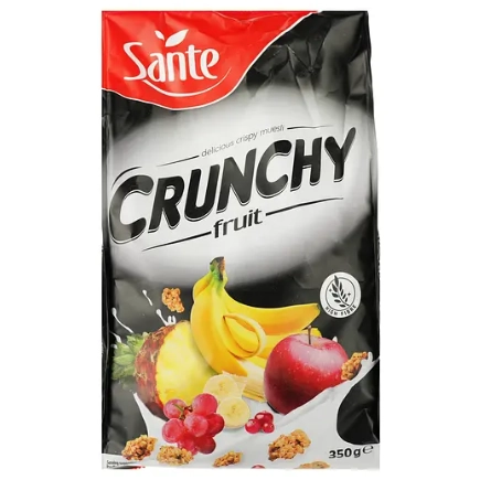 Кранчі Sante фруктові 350г.