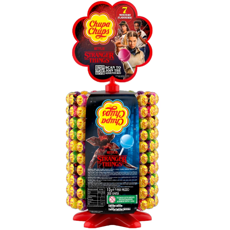 Льодяник Chupa Chups Stranger Things 12г.(79909)