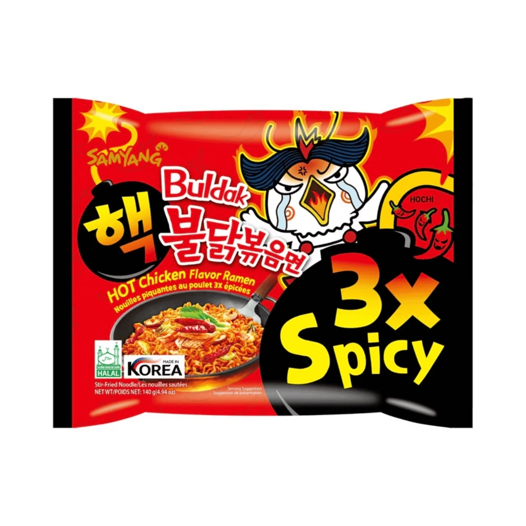 Локшина 3хSpicy з куркою Buldak Samyang 130г.