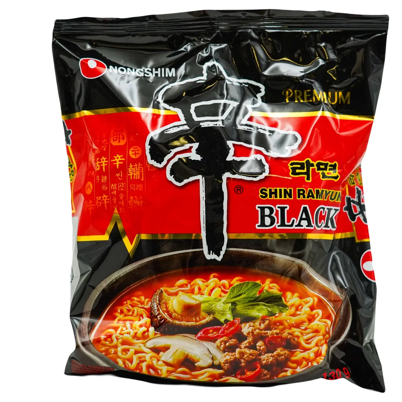 Локшина Black Shin Ramyun NONGSHIM 130 г.