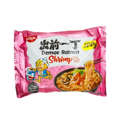 Локшина Demae Shrimp NISSIN 100 г
