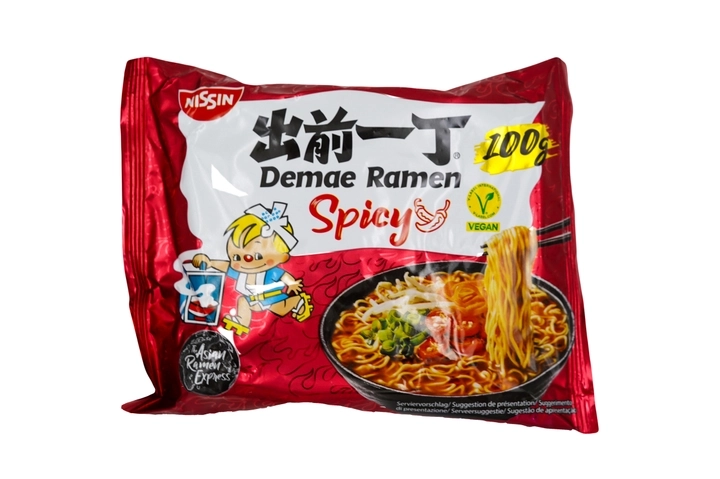 Локшина Demae Spicy NISSIN 100 г