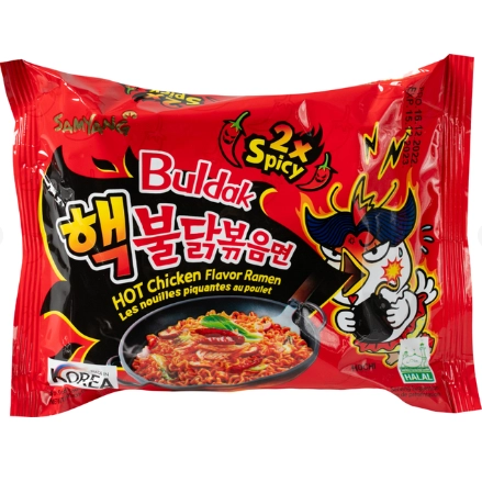 Локшина Samyang Buldak Hot Chicken Flavor Ramen 2x Spicy 140г.
