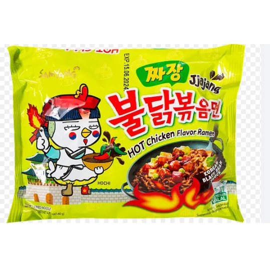 Локшина гостра з куркою Jjajang Samyang 130г.