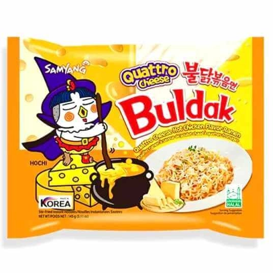 Локшина гостра з куркою Quattro Chees Samyang 130г. USA