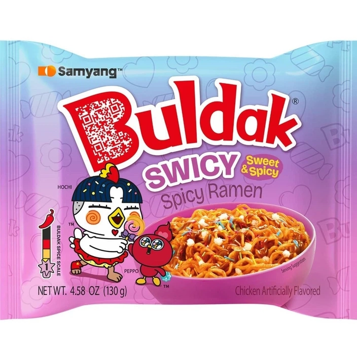 Локшина Samyang Buldak Swicy Sweet and Spicy Chicken Flavored 130 г.
