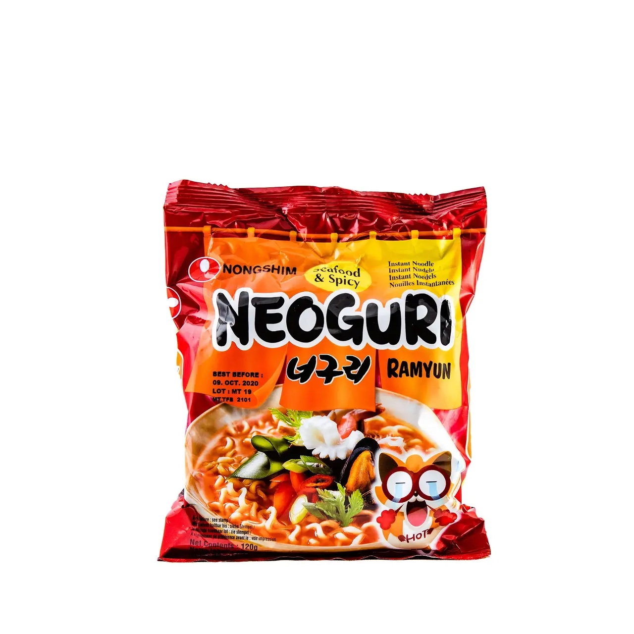Локшина швидкого приготування Ramen Neoguri Seafood Nongshim 120г.