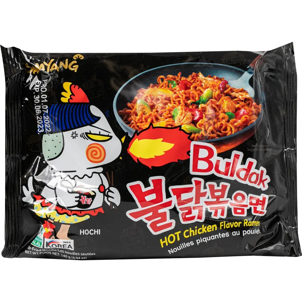 Локшина з куркою гостра Buldak Samyang 130г.
