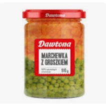 Овочева суміш горошок/морква Dawtona 510г.