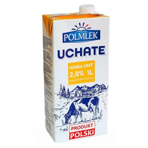 Молоко POLMLEK UCHATE  2,0%, 1 л.