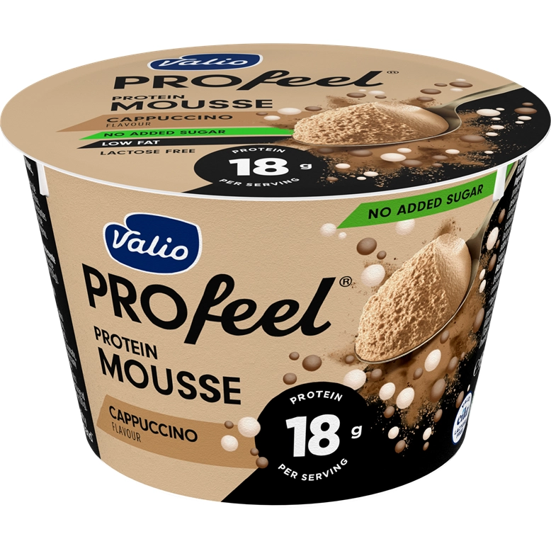 Мус Protein із смаком кави Cappuccino Valio 150г.