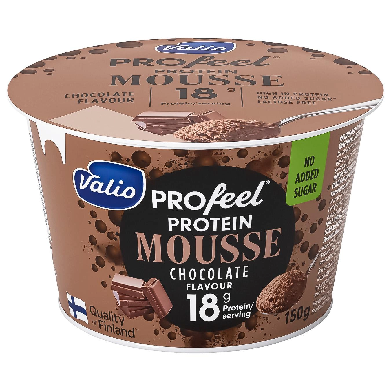 Мус Protein із смаком шоколаду Valio 150г.