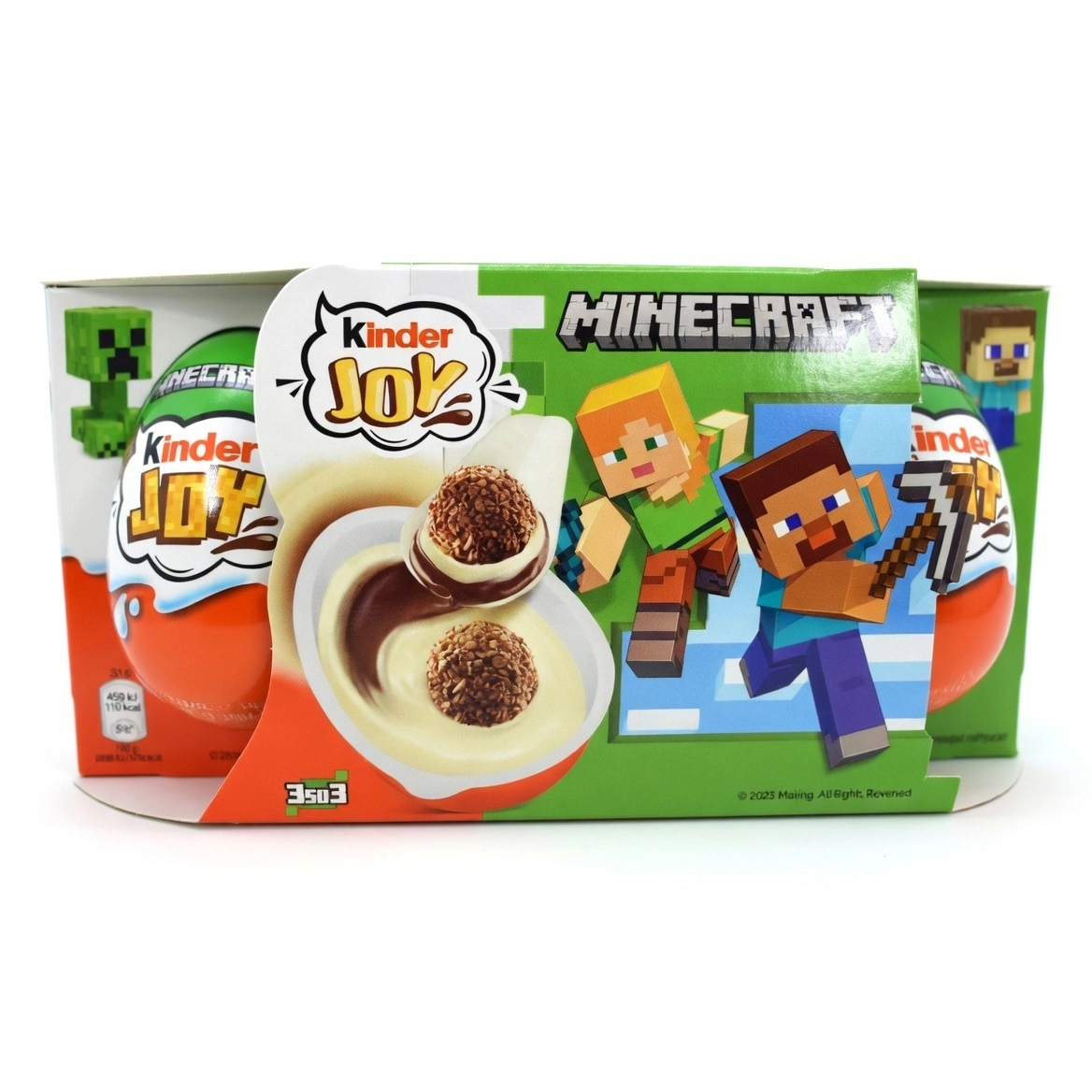 Набір Kinder Joy Minecraft 3 шт. 60г.