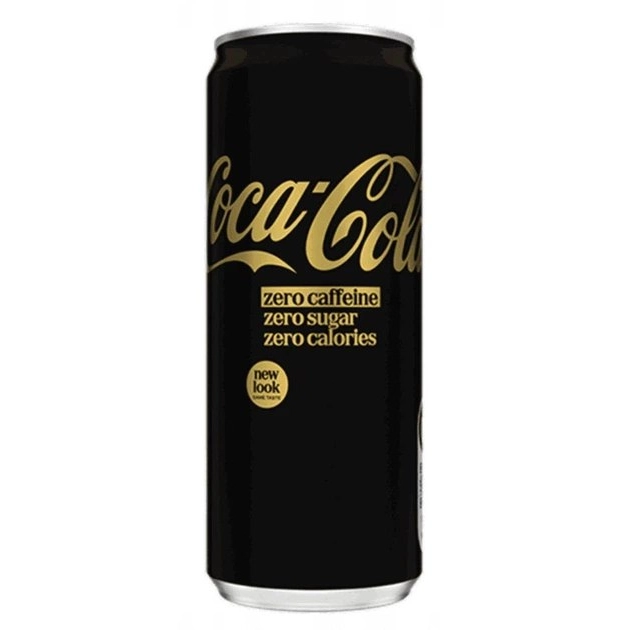Напій Coca Cola Black Zero без цукру та кофеїну 330 мл