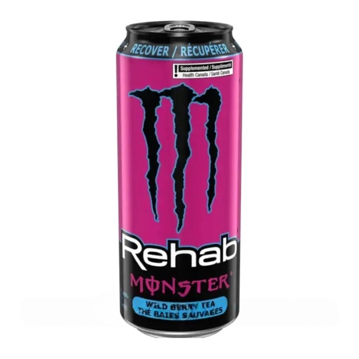 Напій енергетичний Monster Energy Recover Rehab Wild Berry Tea 458 мл.