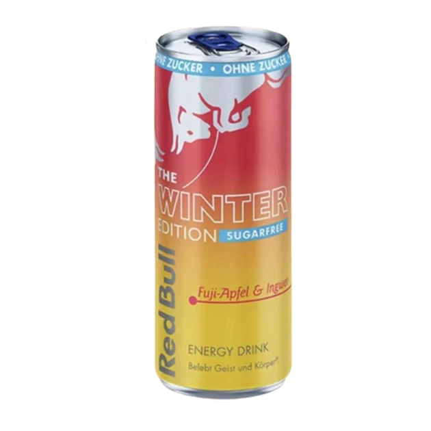 Напій енергетичний Red Bull Fuji Apple Ginger Zero Sugar 0,25л.