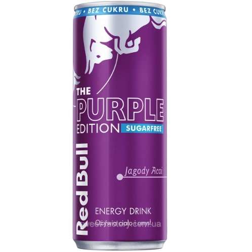 Напій енергетичний Red Bull Purple Edition 0,25л.