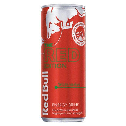 Напій енергетичний Red Bull Red Edition 0,25л.