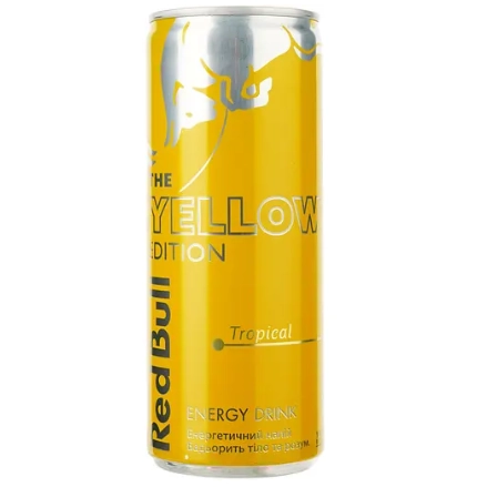 Напій енергетичний Red Bull Yellow Edition 0,25л.