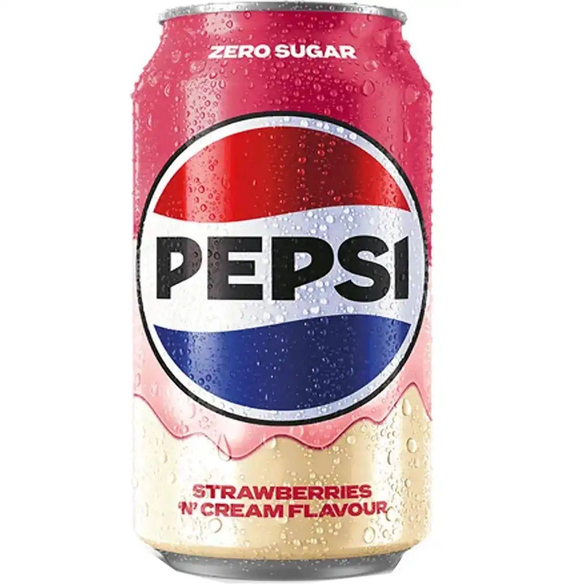 Напій газований Pepsi Strawberries/Cream 355мл.