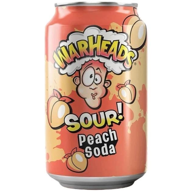 Напій Peach Soda Warheads 330 мл.